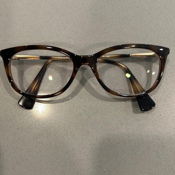 Ralph Lauren Tortoiseshell Eyeglasses + Case - Picture 1 of 6